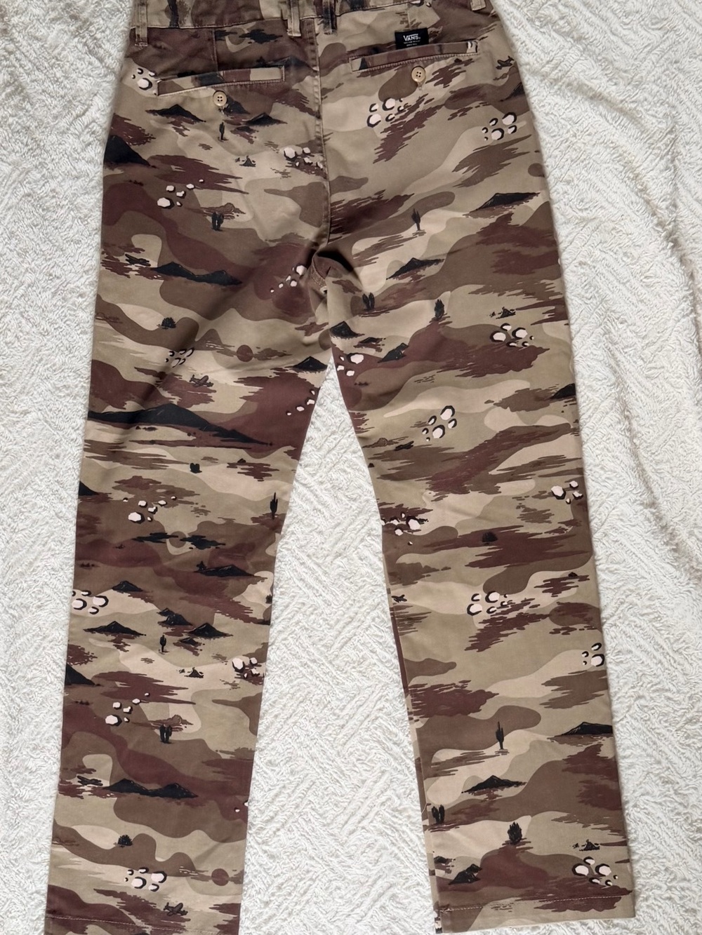 Vans x National Geographic Camo Men's Pants - Size 30 - Yr 2020 Limited Edition - Picture 3 of 8